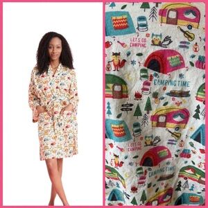 MAHOGANY Camp Print Short Robe